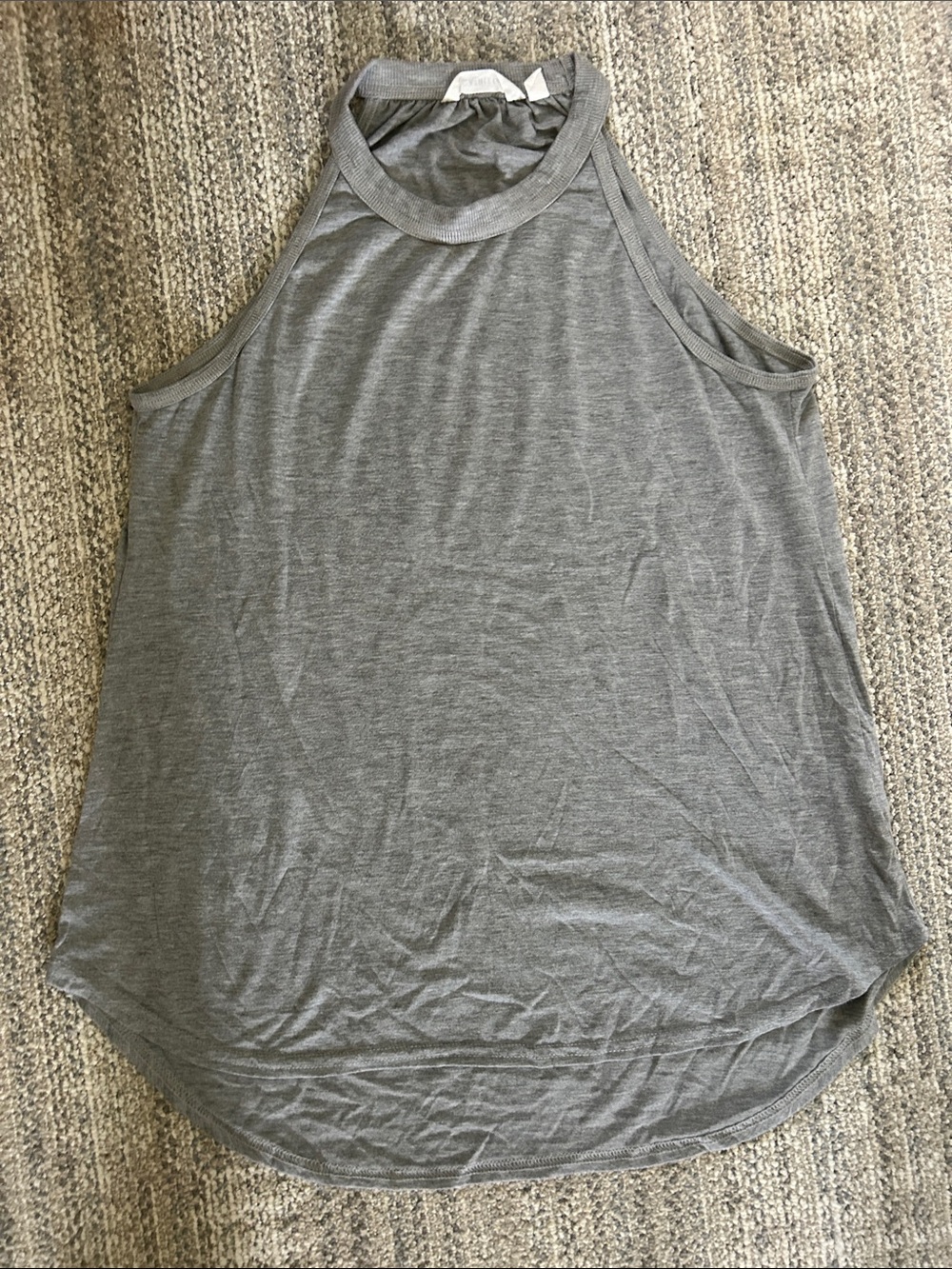 Athleta Gray Halter Tank Top